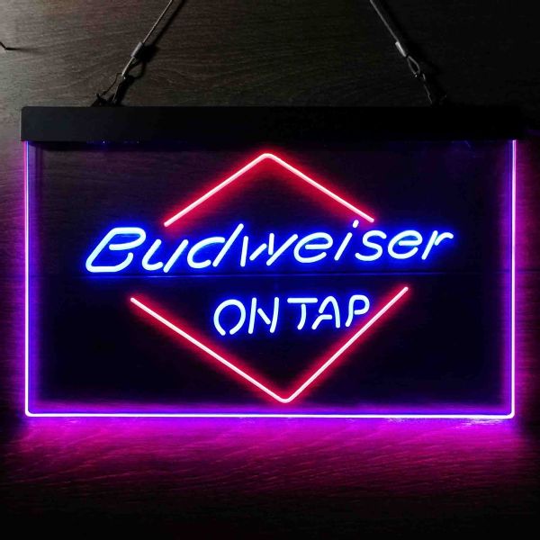 Budweiser On Tap Neon-Like LED Sign